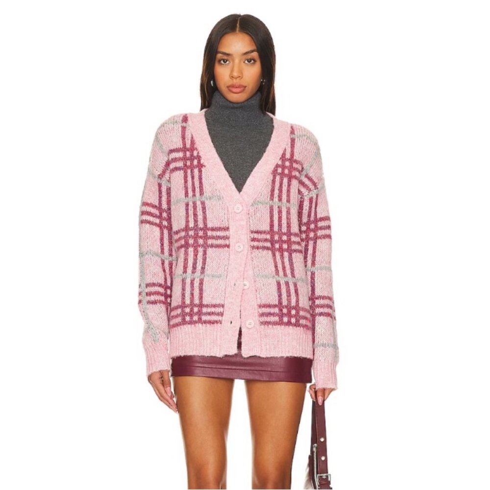 Lovers and Friends Damia Plaid Cardigan